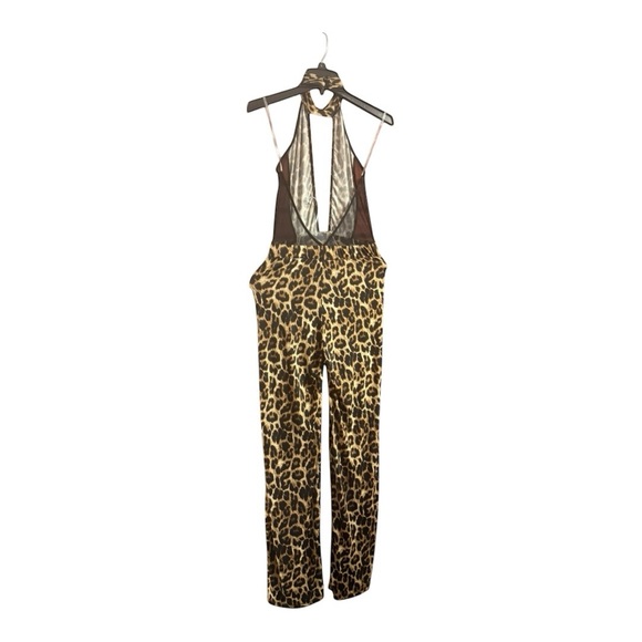 Summer jump suit Leopard print size Medium - Picture 5 of 12